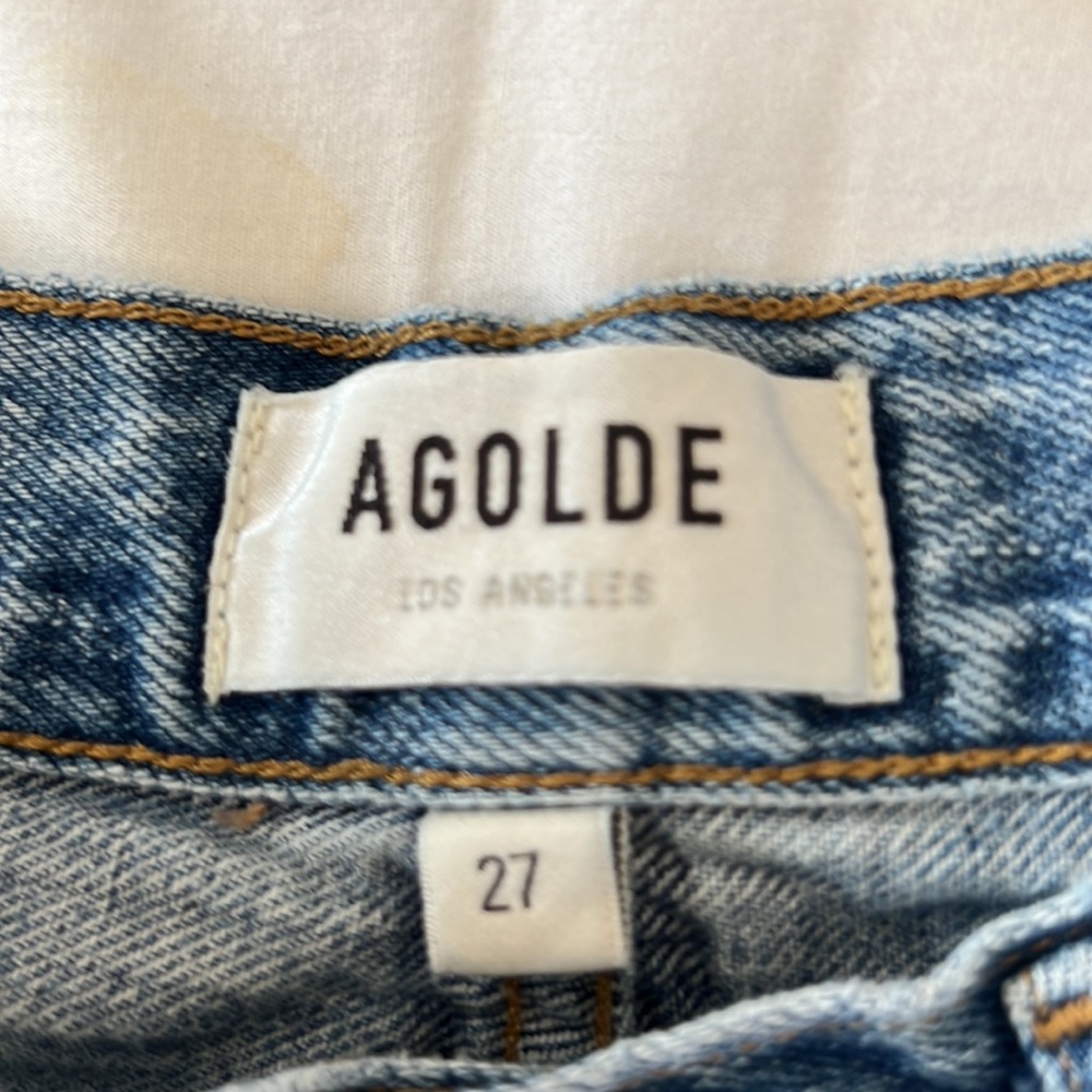 Agolde Riley High Rise straight Jeans - Picture 5 of 8